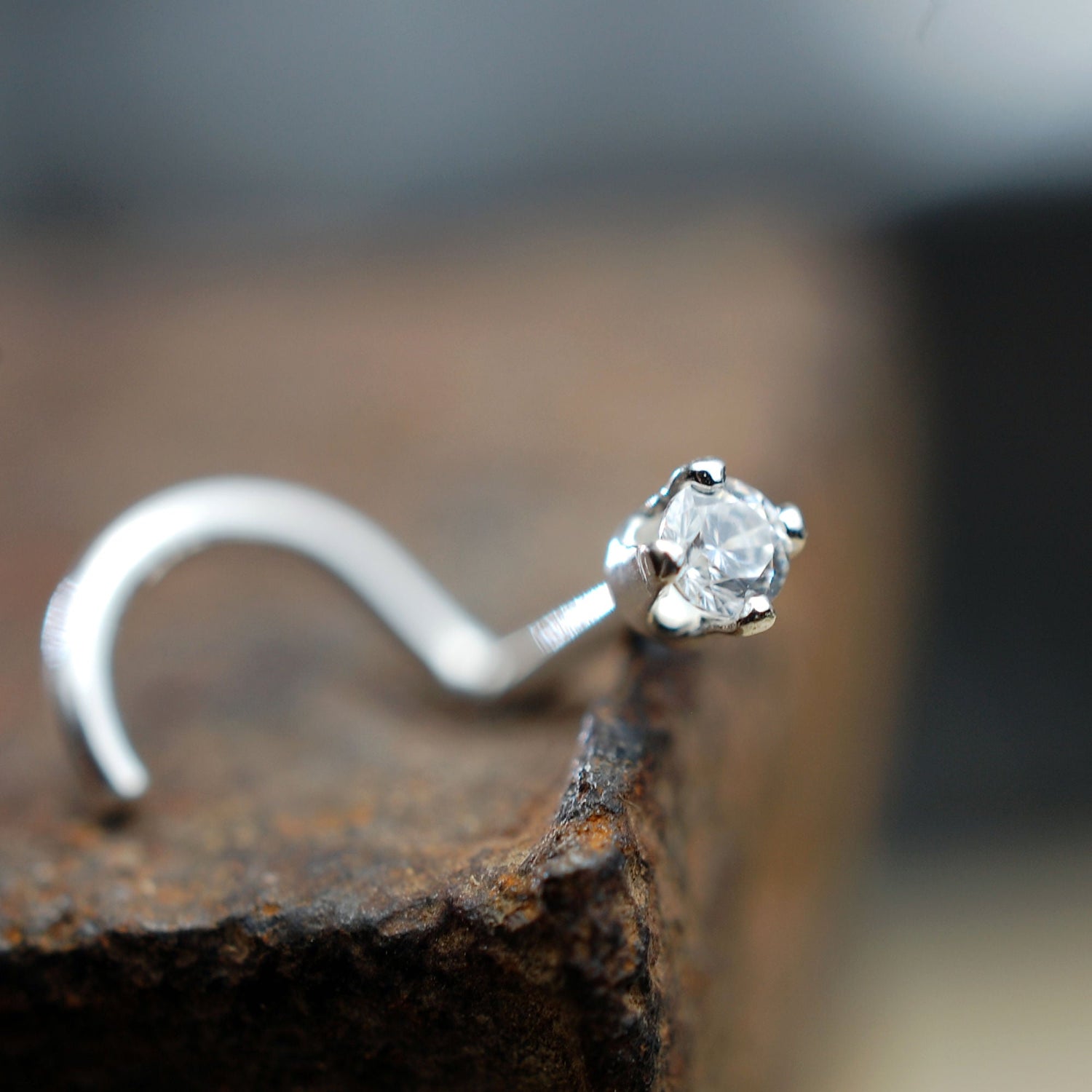 Nose Studs with 2mm Stones