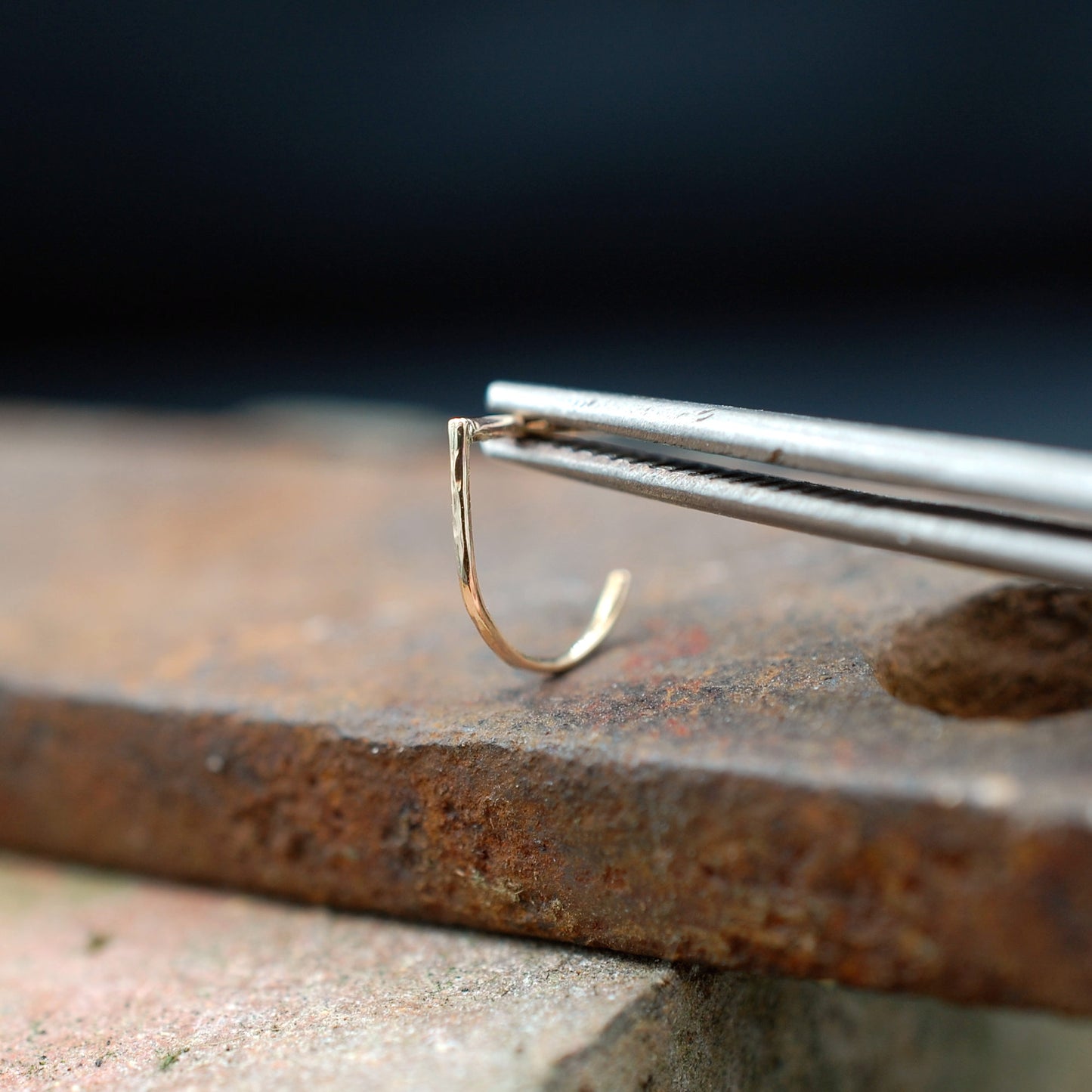 Dainty 14K Solid Gold Cuff Nose Ring