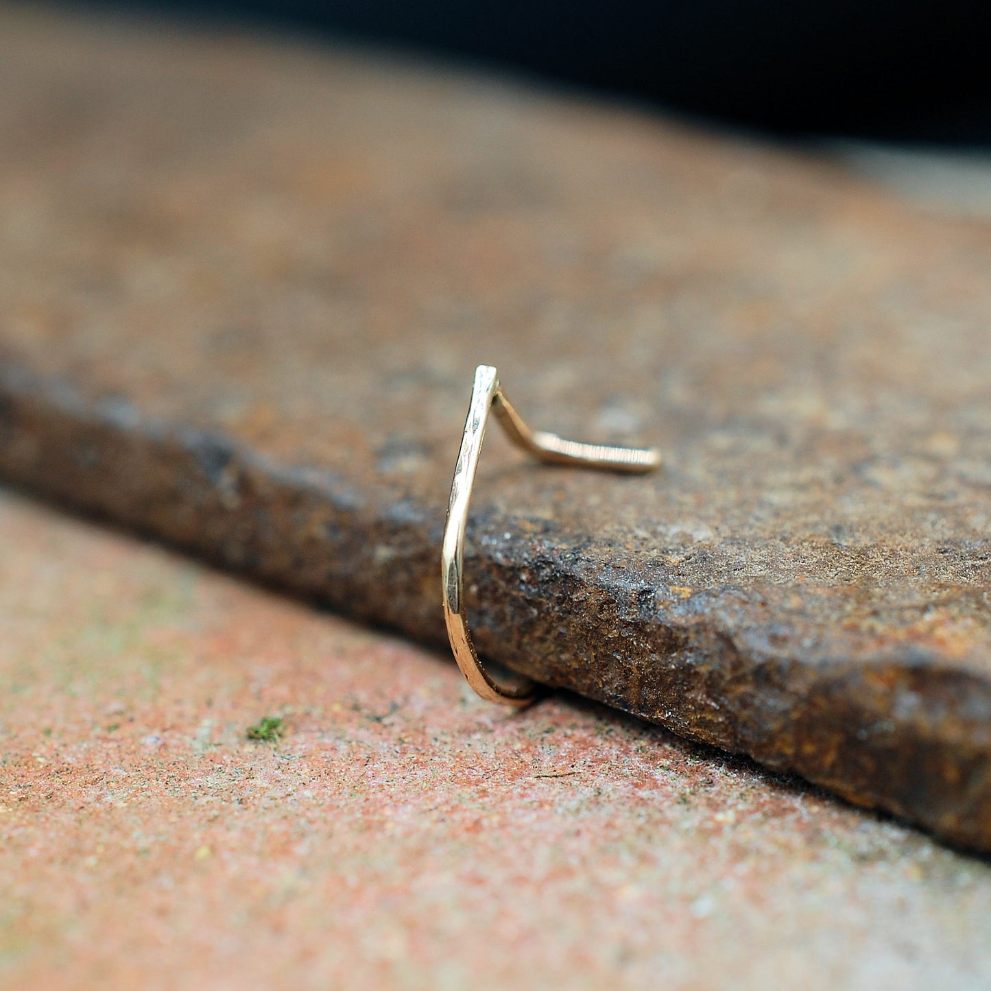 Dainty 14K Solid Gold Cuff Nose Ring