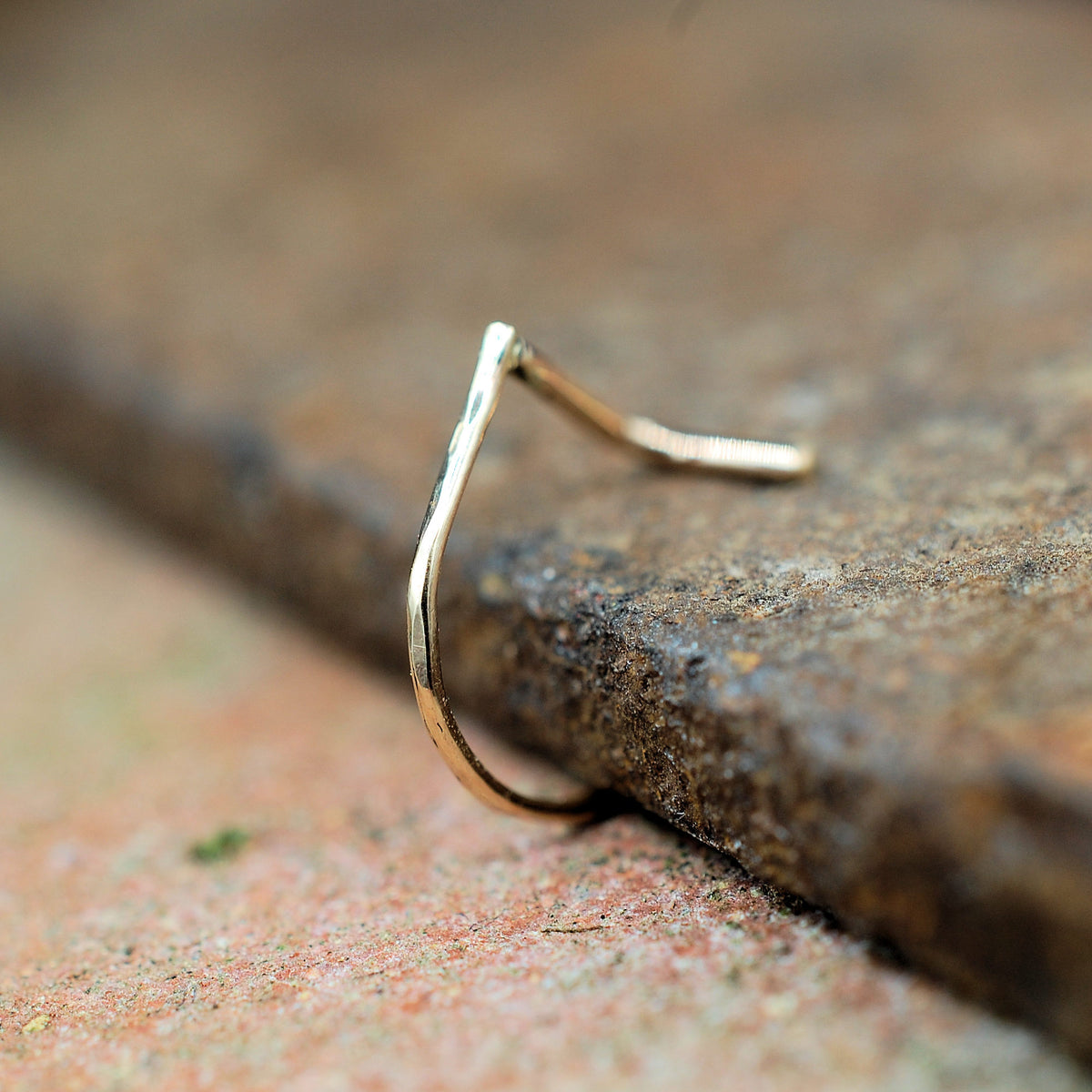 Dainty 14K Solid Gold Cuff Nose Ring