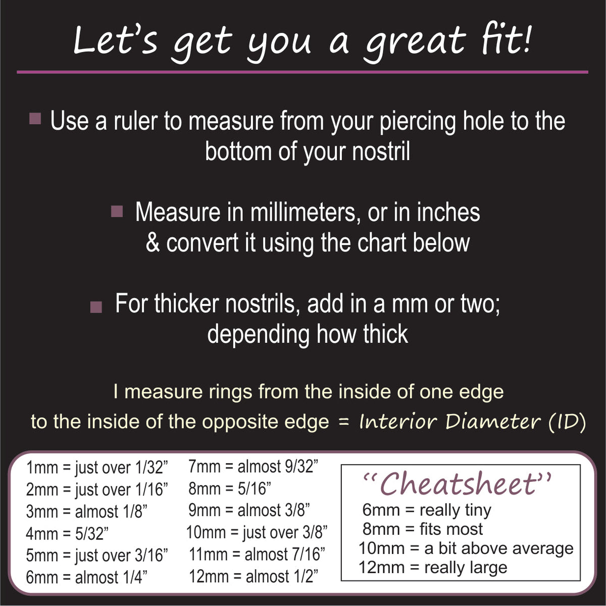 How to fit a nose stud or ring