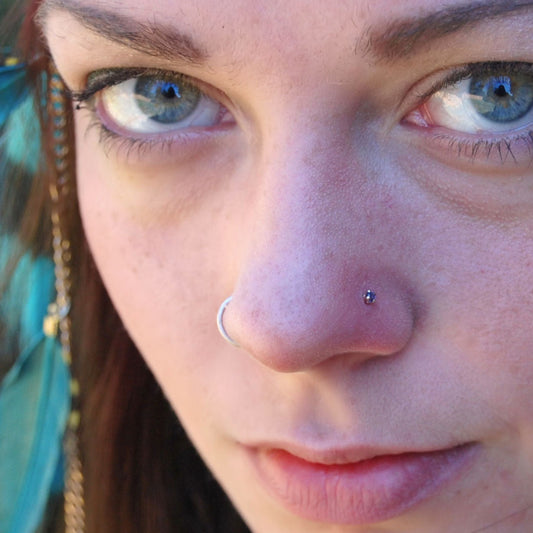 dainty sterling silver nose jewelry