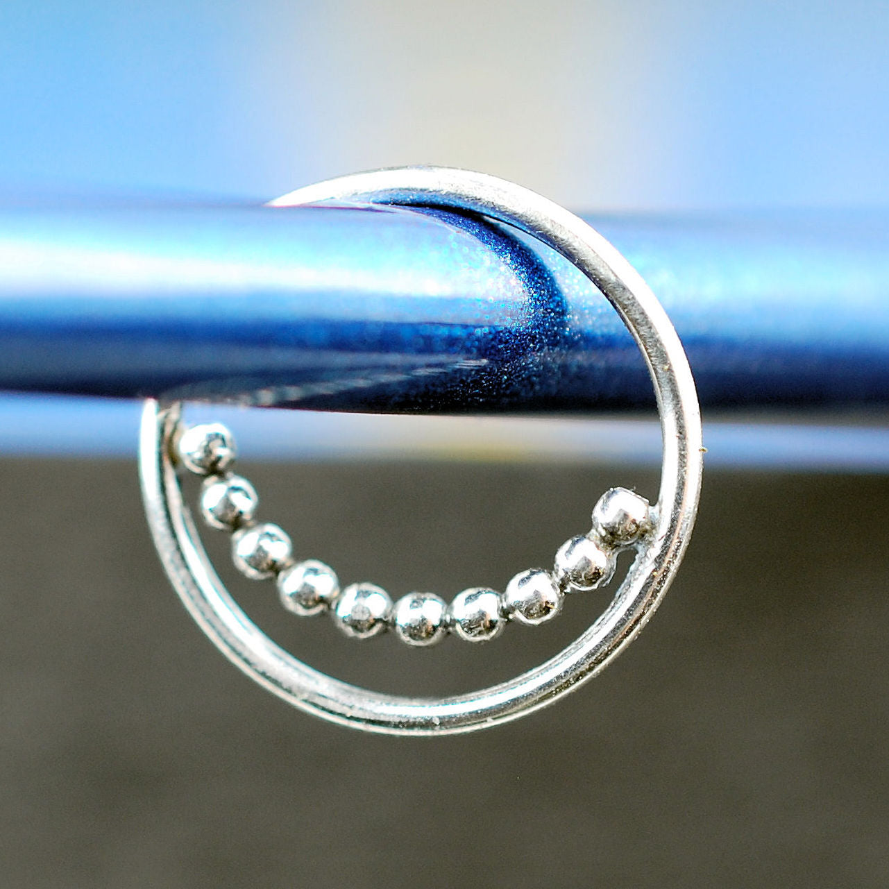 sterling silver septum hoop