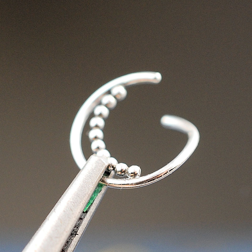 sterling silver nose jewelry