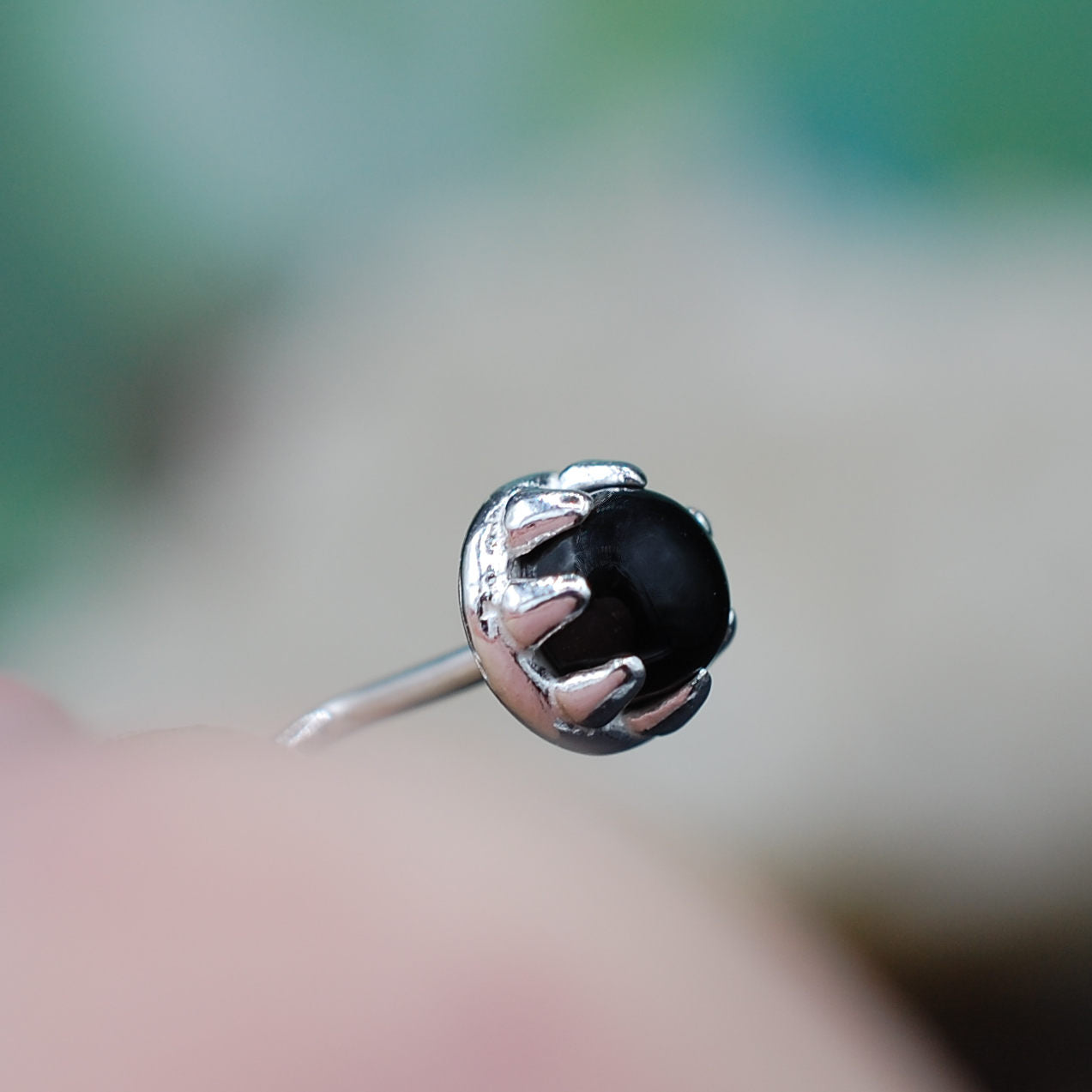 black onyx nose ring