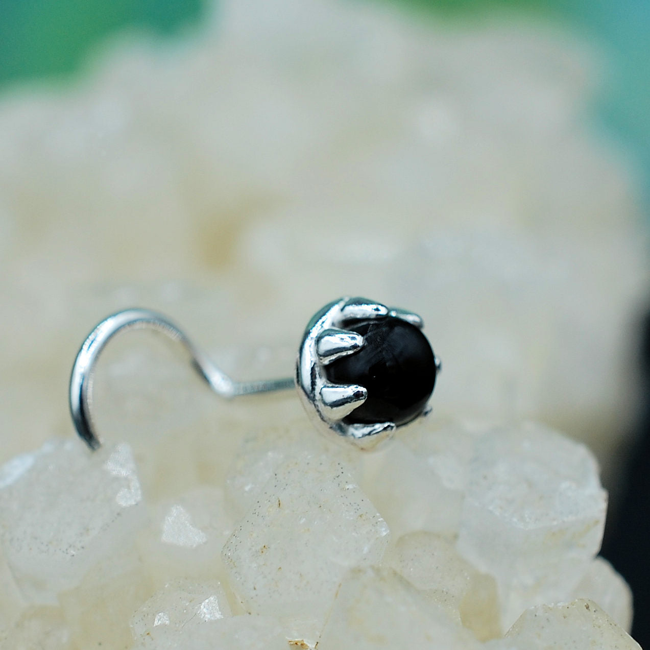 unique black nose ring