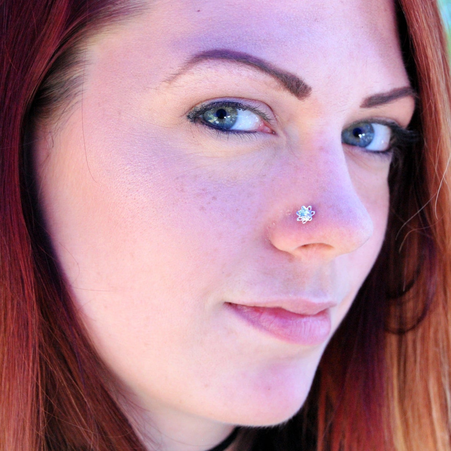 dainty silver nose jewelry