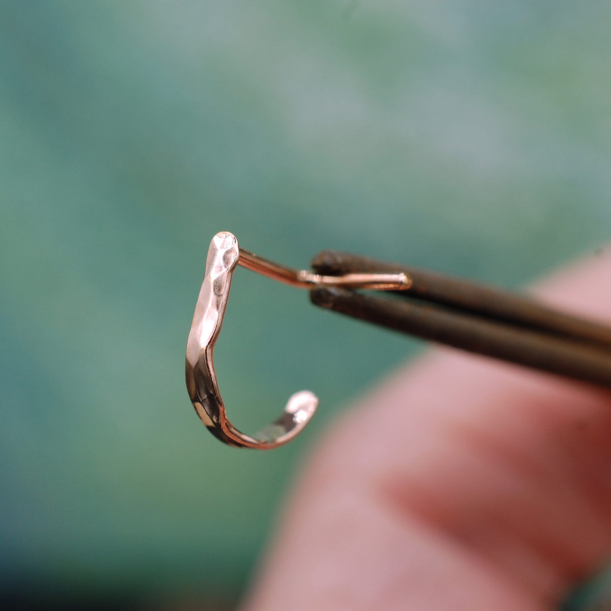 rose gold cuff nose ring