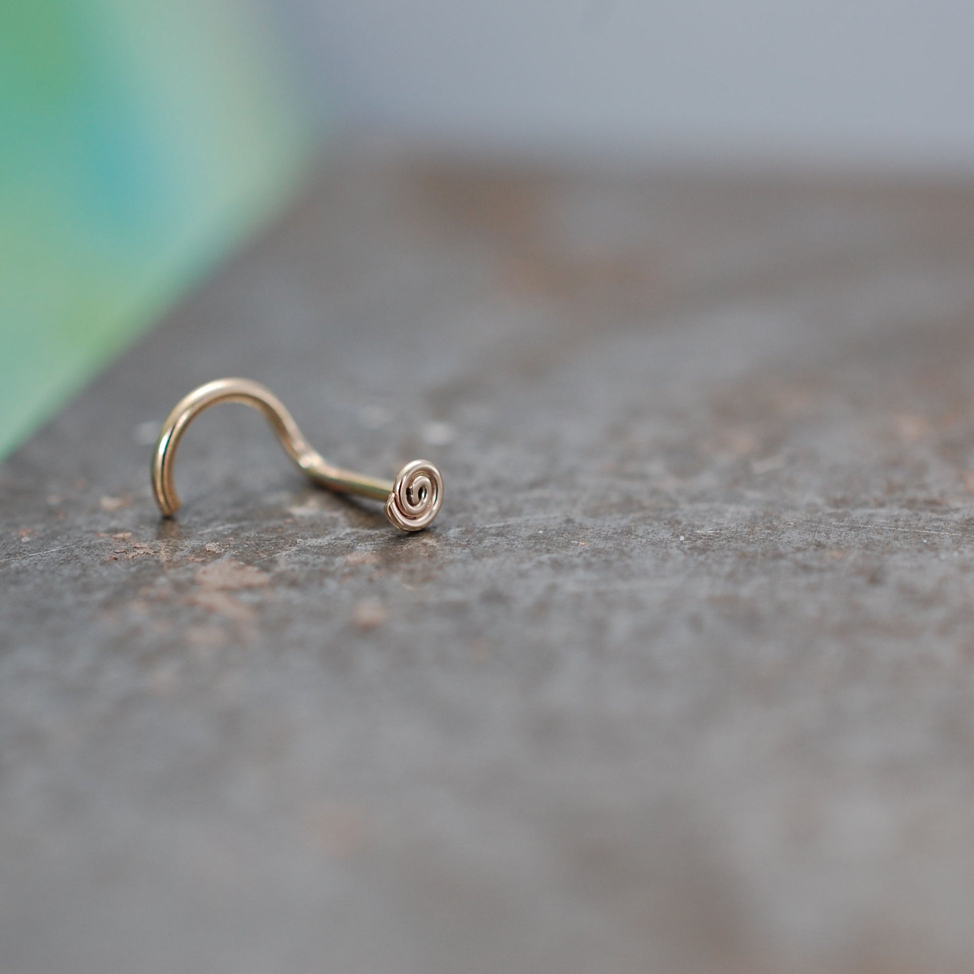 14 karat gold nose jewelry