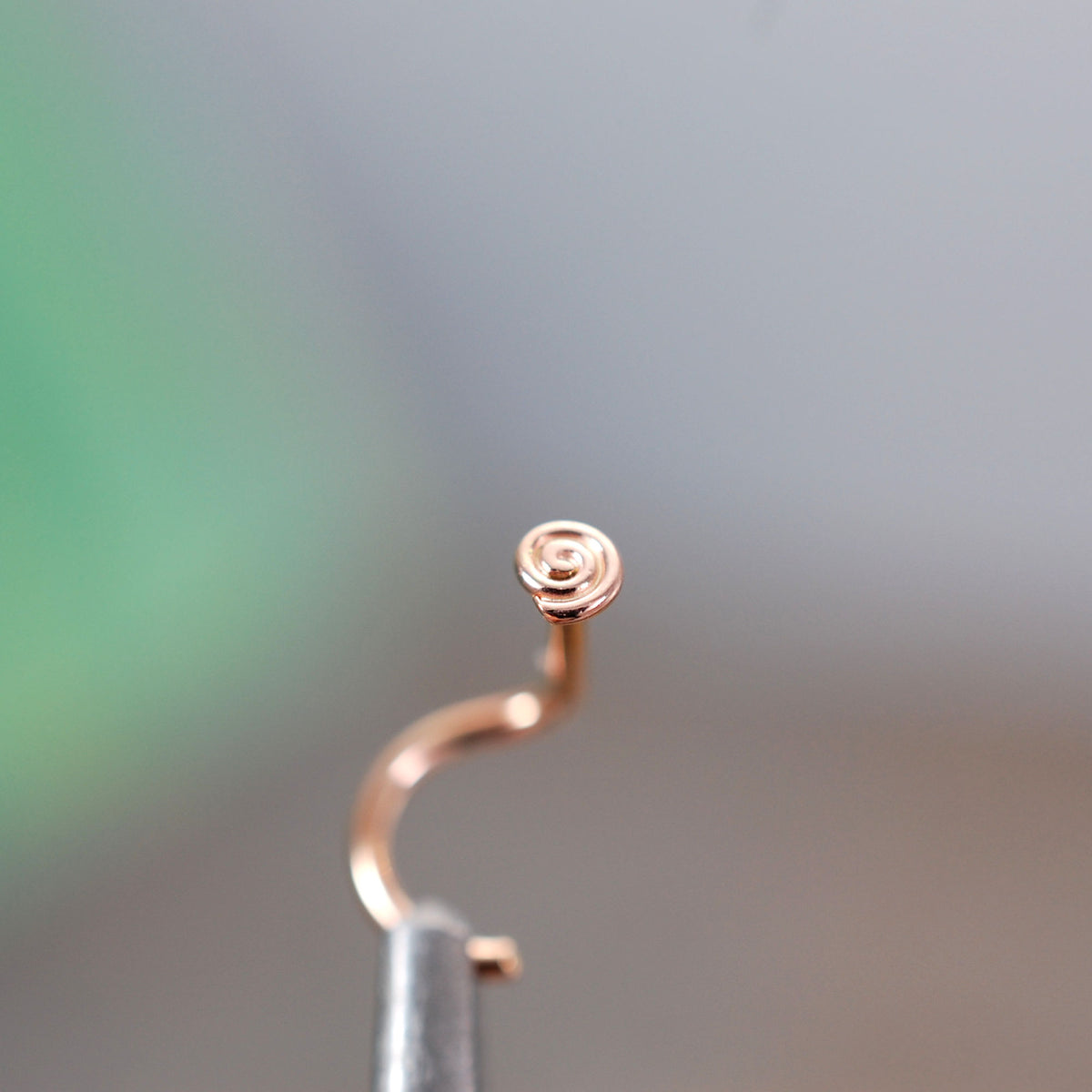 rose gold nose piercing jewelry