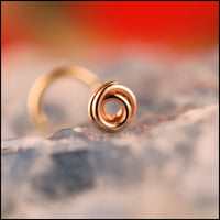14k rose gold nose jewelry