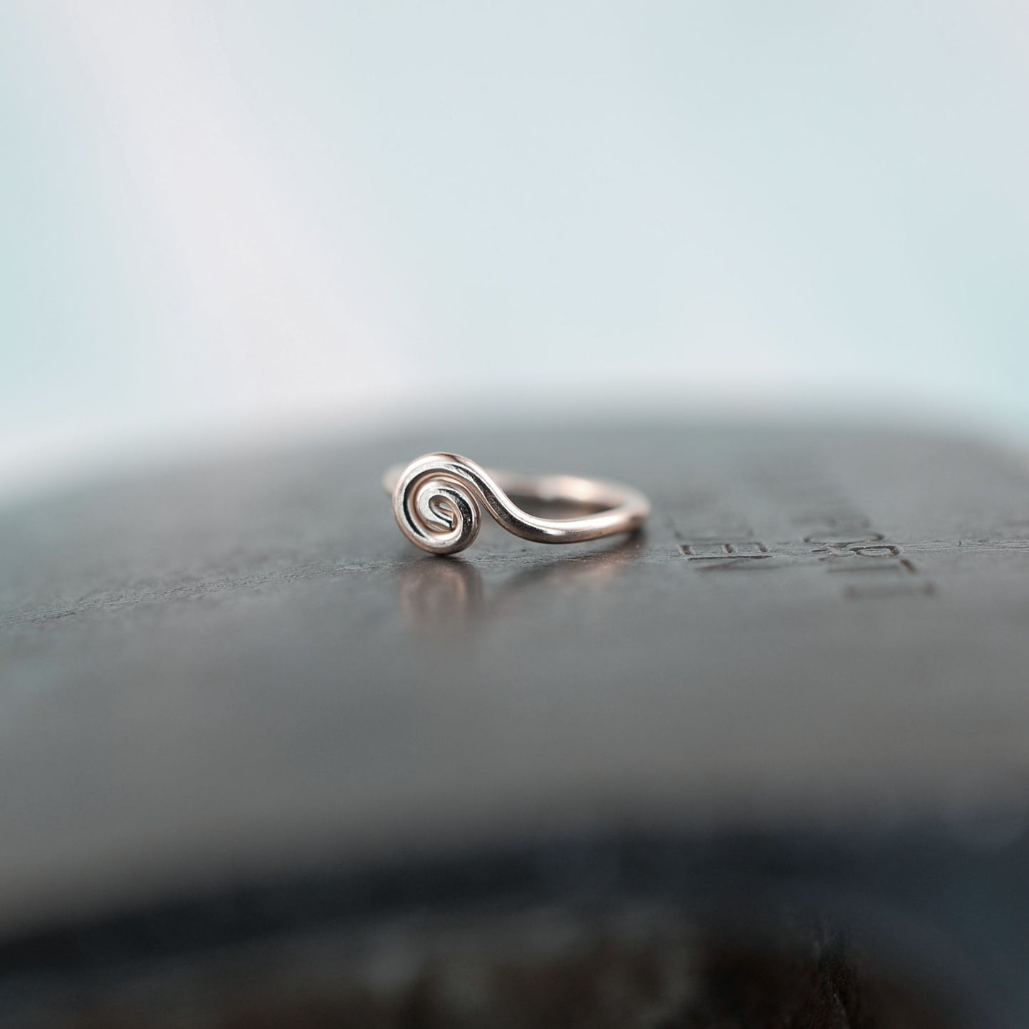 Silver Nose Ring - Tiny Spiral