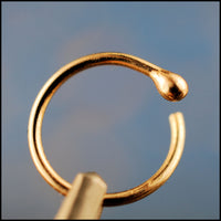 14k yellow gold nose jewelry