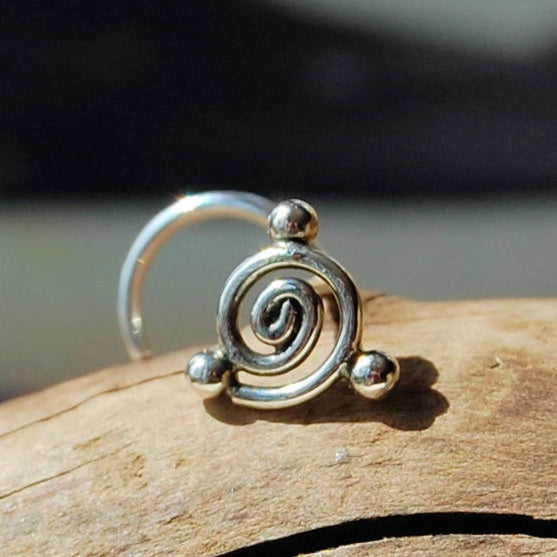 nickel-free sterling silver nose stud