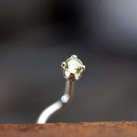 august birthstone nose ring