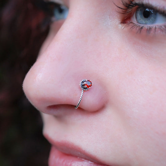 unique sterling silver nose stud enhancer