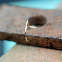 Dainty 14K Solid Gold Cuff Nose Ring