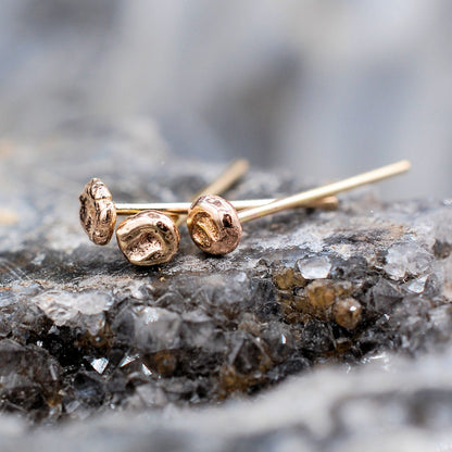 precious metal nose stud