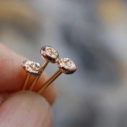 unique gold nose studs
