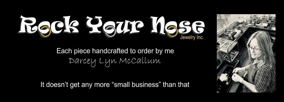 Rock Your Nose Jewelry banner handcrafted jewelry artist