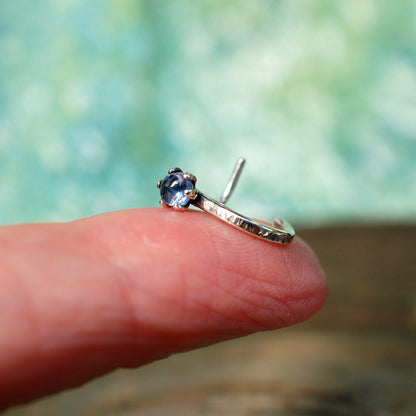 Kyanite Cuff Nose Ring