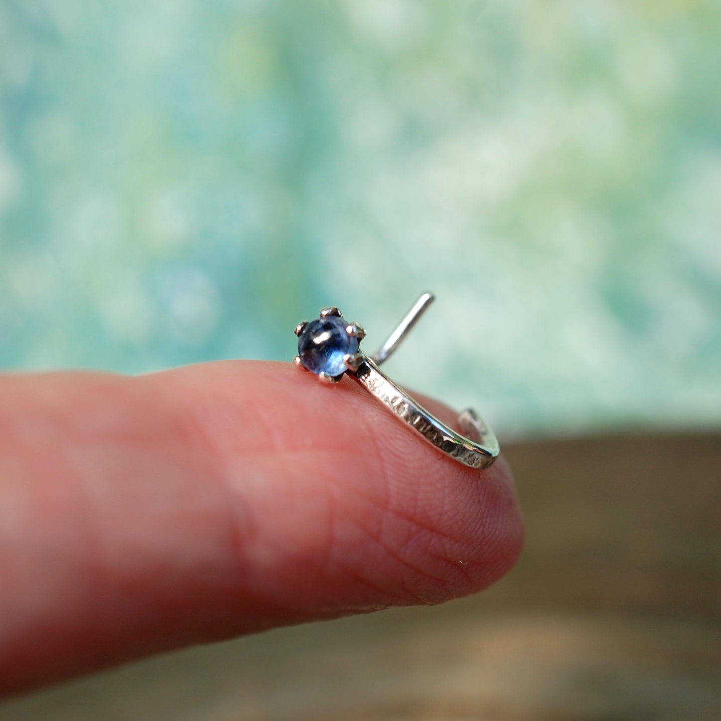 Kyanite Cuff Nose Ring