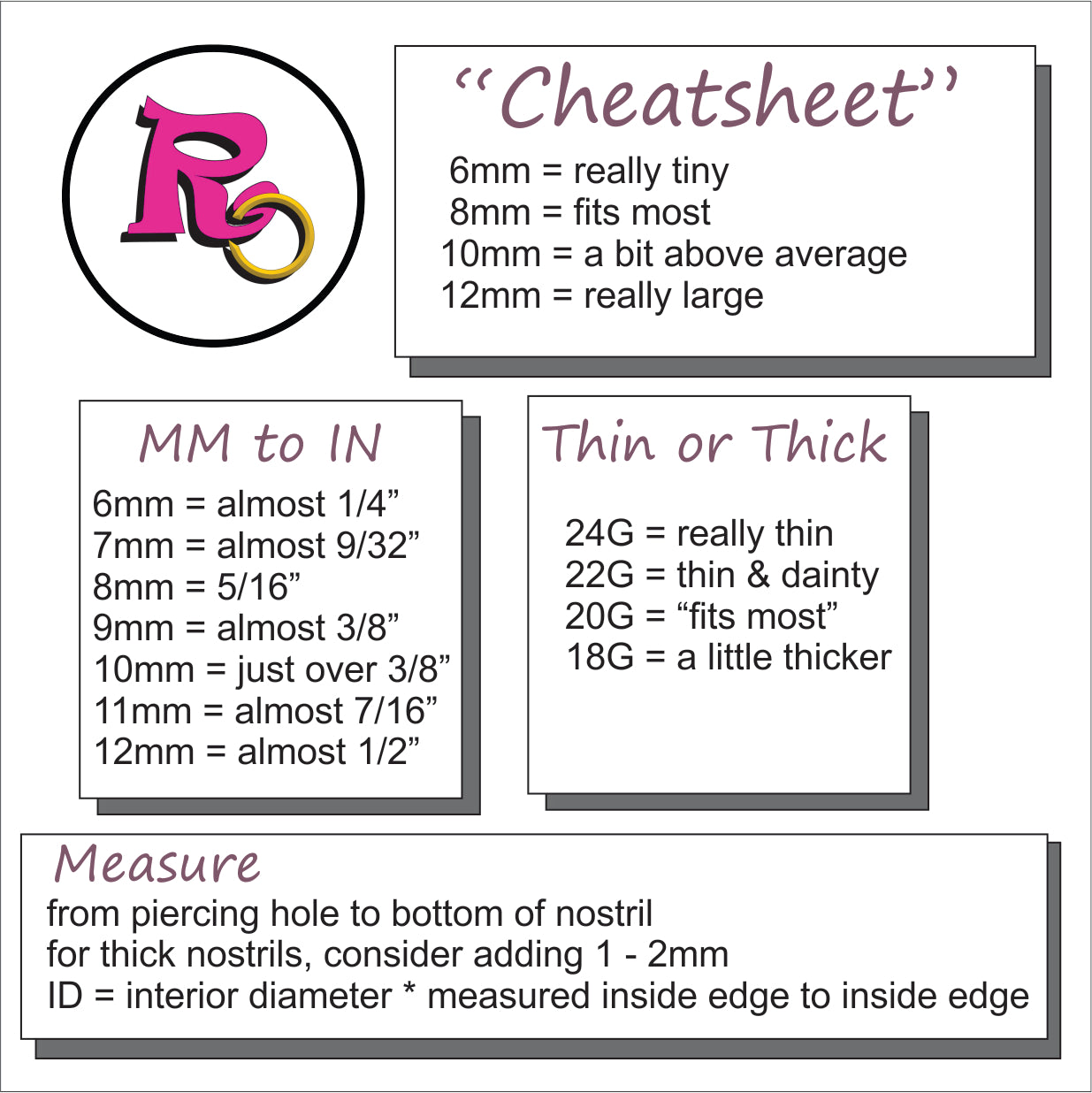 Tips and tricks for measuring for a nose ring