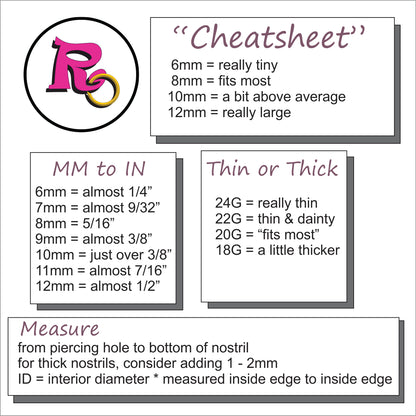 Tips and tricks for measuring for a nose ring