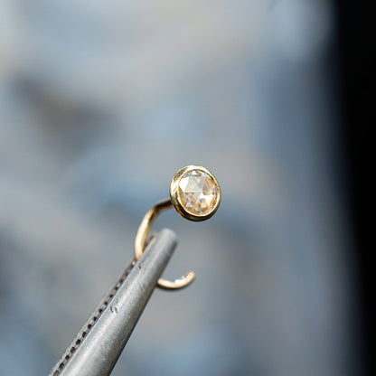 big gold nose stud
