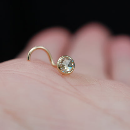 sparkly nose stud