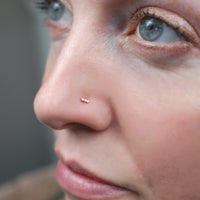 minimalist nose ring