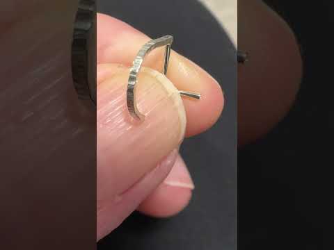 textured silver cuff nose ring