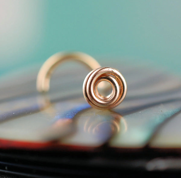 dainty yellow gold nose jewelry