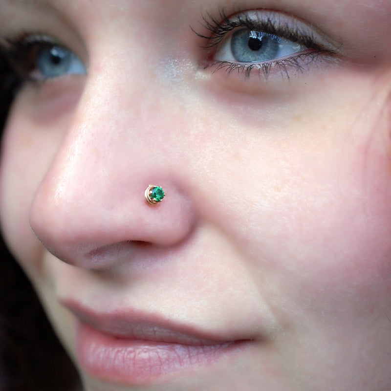 Emerald clearance nose ring