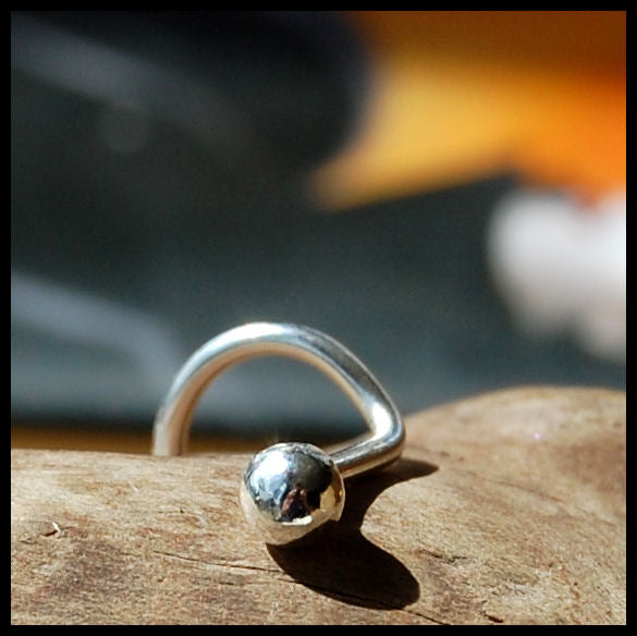 nickel-free sterling silver nose stud