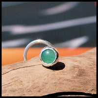 aventurine nose jewelry