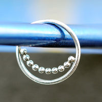 sterling silver septum hoop
