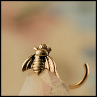 14 karat yellow gold nose stud