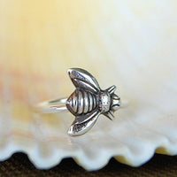 tiny bee nose hoop