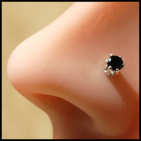 sterling silver dainty nose stud