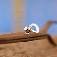 sterling silver nose ring