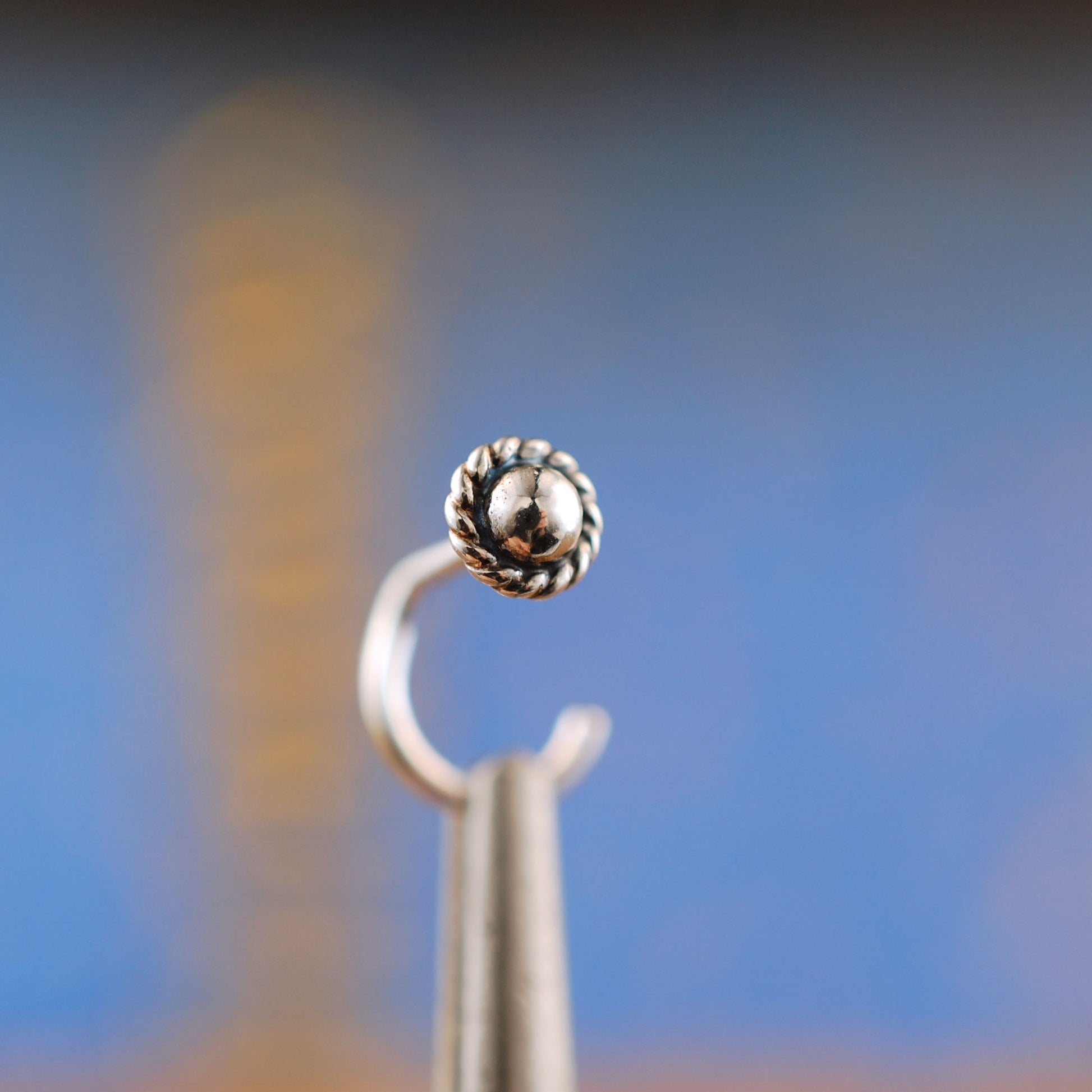 tiny silver nose jewelry