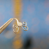 opal nose jewelry