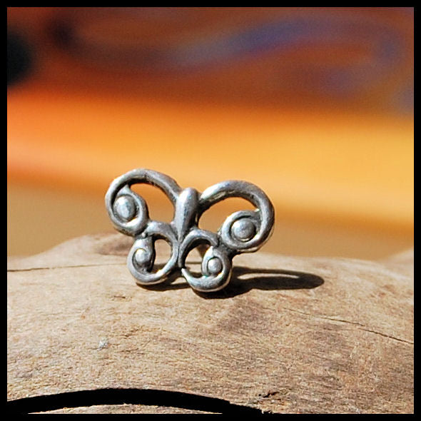 nickel-free nose jewelry butterfly