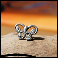 nickel-free nose jewelry butterfly