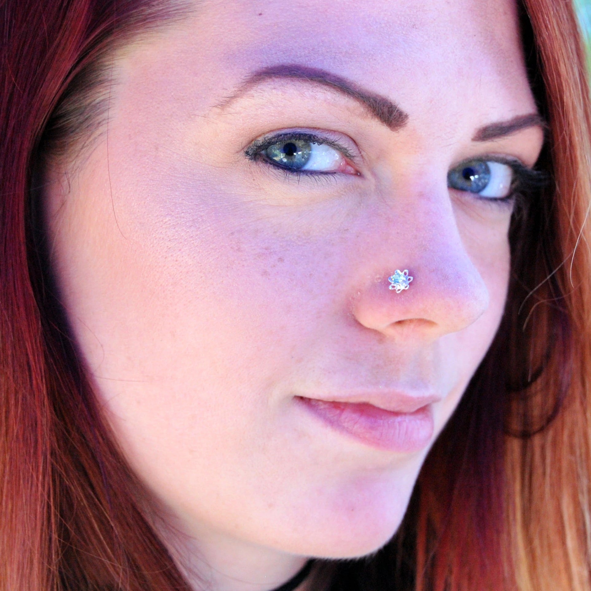 dainty silver nose jewelry
