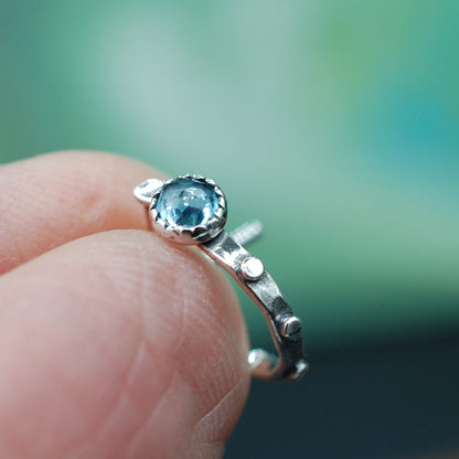 nose ring cuff with gemstone