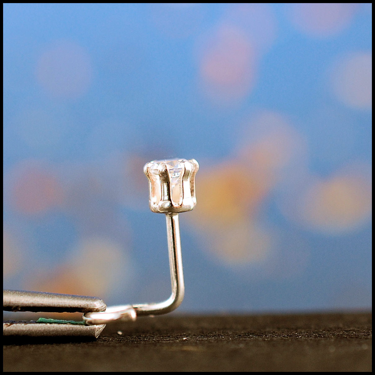 925 nose stud 