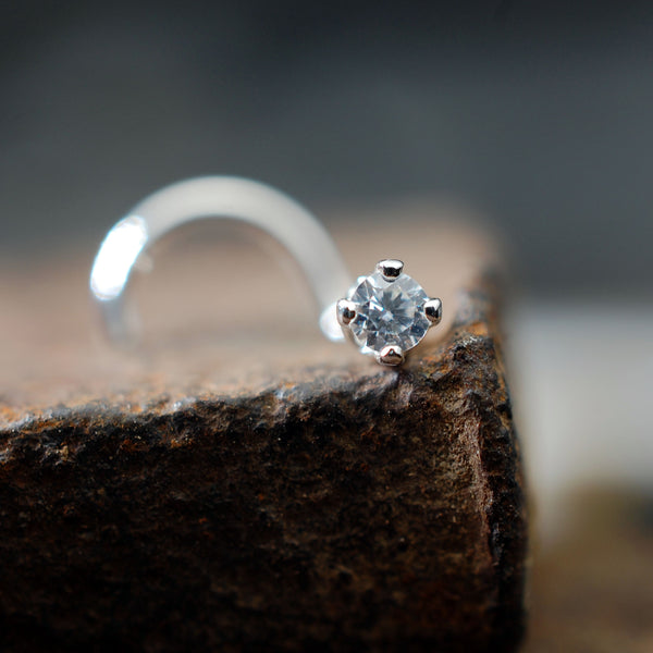 2mm diamond nose stud