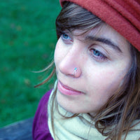 sterling silver nose stud enhancer